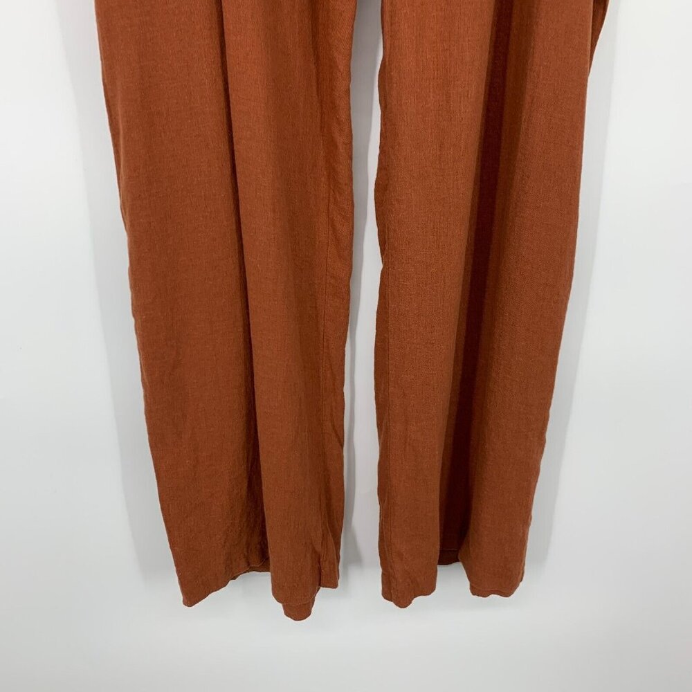 Abercrombie & Fitch Pants *SIZE* Linen Blend Pull On Wide Leg NWT - Picture 5 of 10